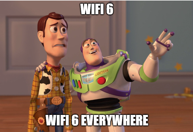 Buzz LightYear Meme about WiFi